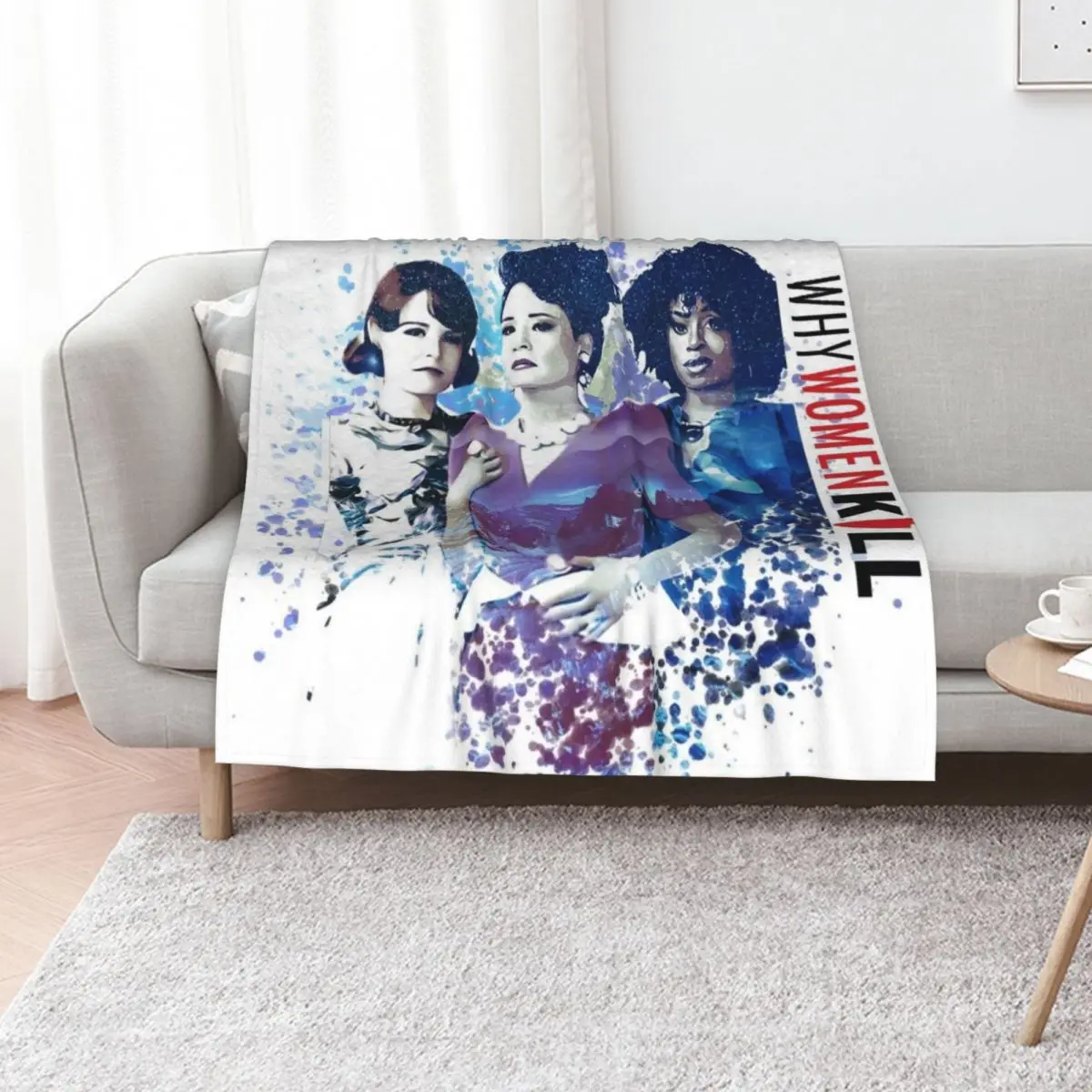 

Why Women Kill Cartoon Throw Blanket Blankets For Sofas Bed linens christmas gifts wednesday Blankets
