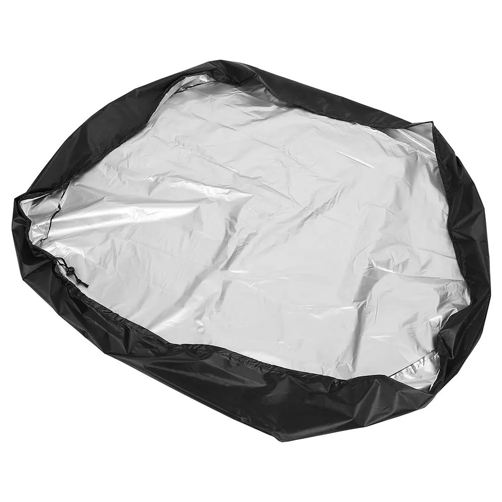 

Durable Round Inflatable Pool Cover Reusable Dust Protector for Small Pools Garden Trampoline All Weather Protection