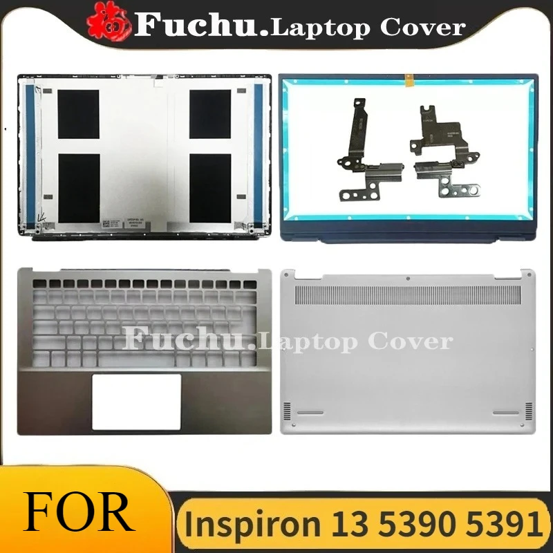 NEW For DELL Inspiron 13 5390 5391 Laptop LCD Back Cover Front Bezel Hinges Palmrest Bottom Case 02XFJC 0P56CM 0YR64G