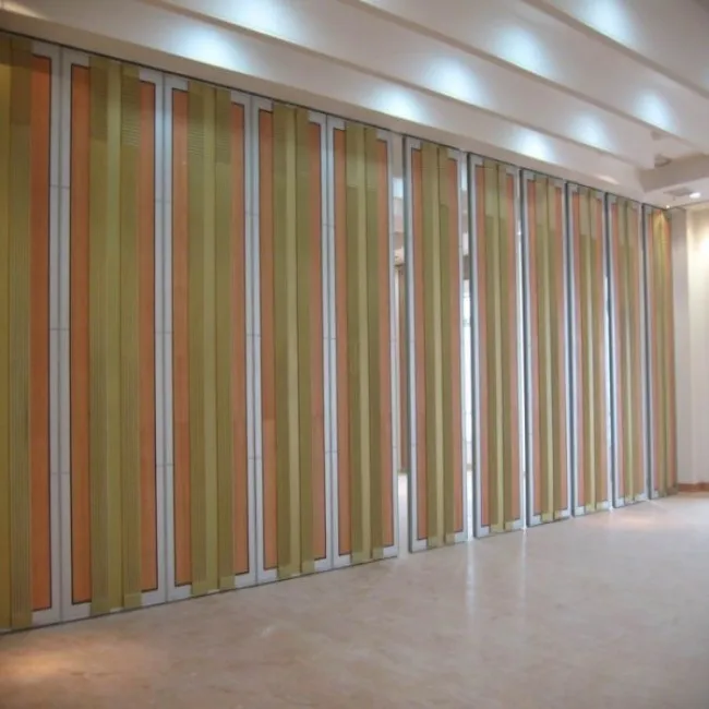 Electric Operable Movable Partition Wall System Automatic Sliding Wall Soundproof Room Divider For Conference Hall