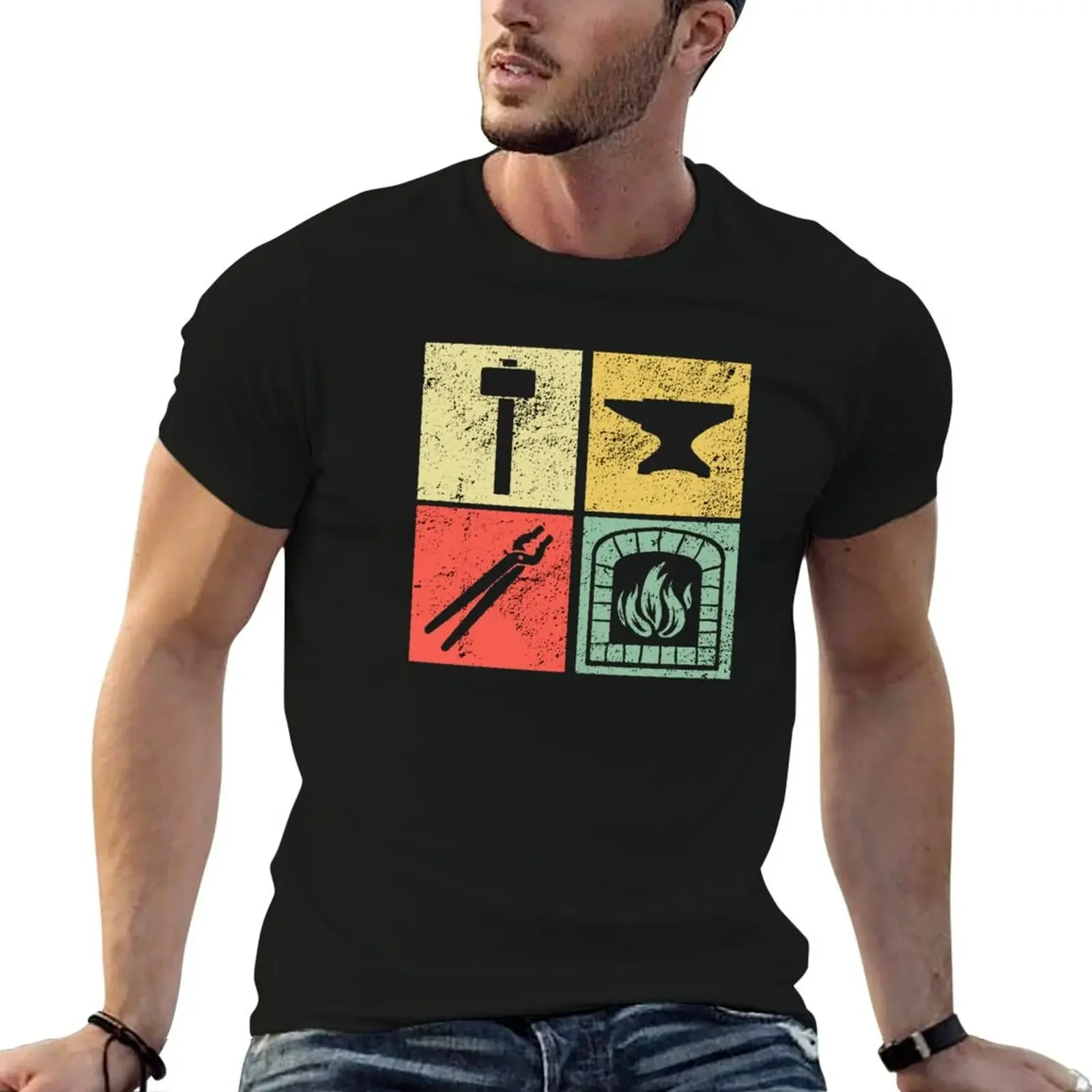 Blacksmith Tools Perfect Blacksmith Gift Idea T-Shirt aesthetic clothes shirts graphic tees Men's t shirts