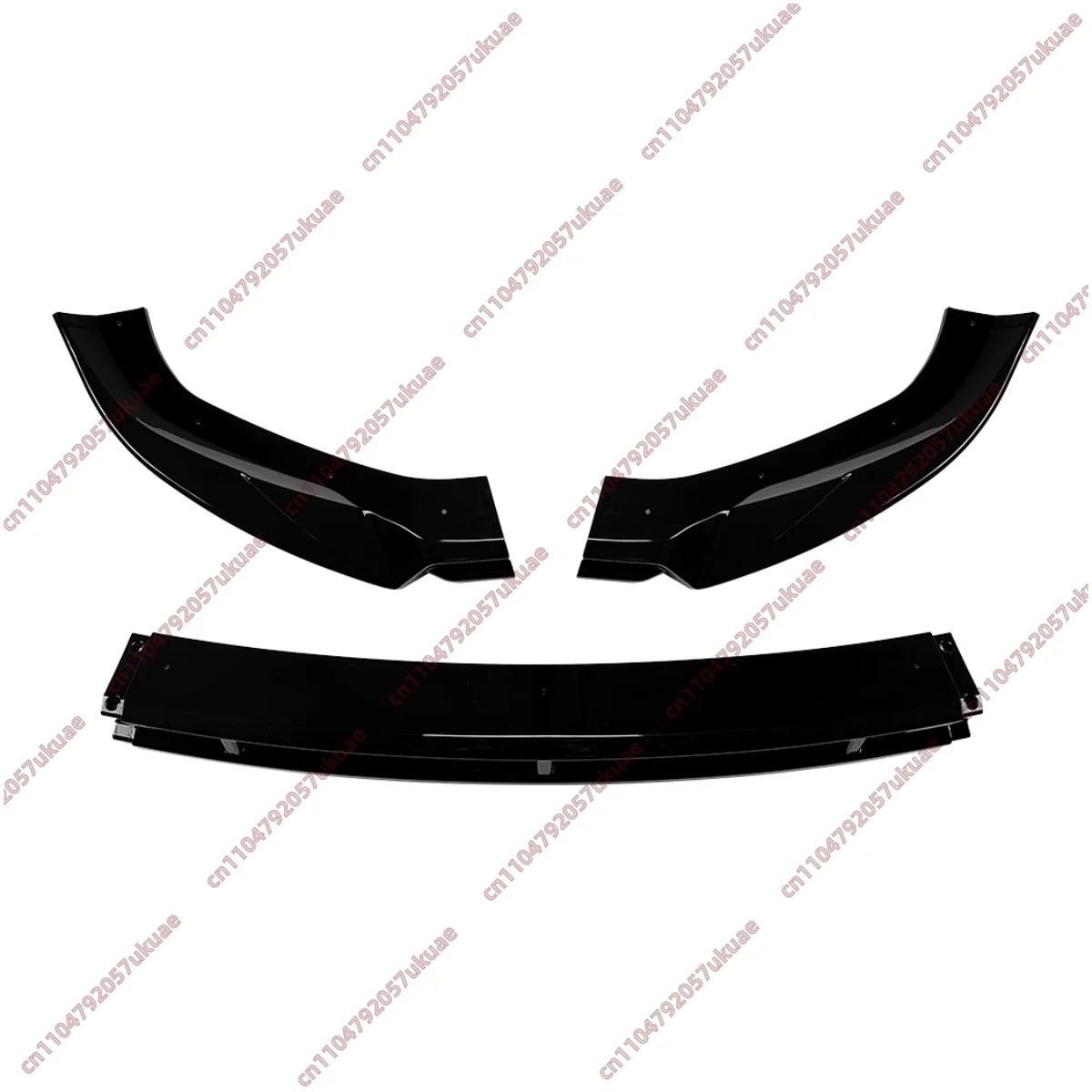 3PCS Front Bumper Lip Splitter for Volkswagen Transporter T6.1 Multivan LCI Facelift 2019-2025 Spoiler Diffuser Body Kits Tuning