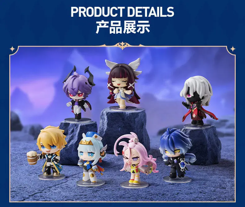 Neue Bestseller Original Popmart Genshin Impact Frohes Neues Jahr Q-Serie Handgefertigte Überraschungs-Blindbox Dekoration Sammlerstücke Geschenke – Detail 5