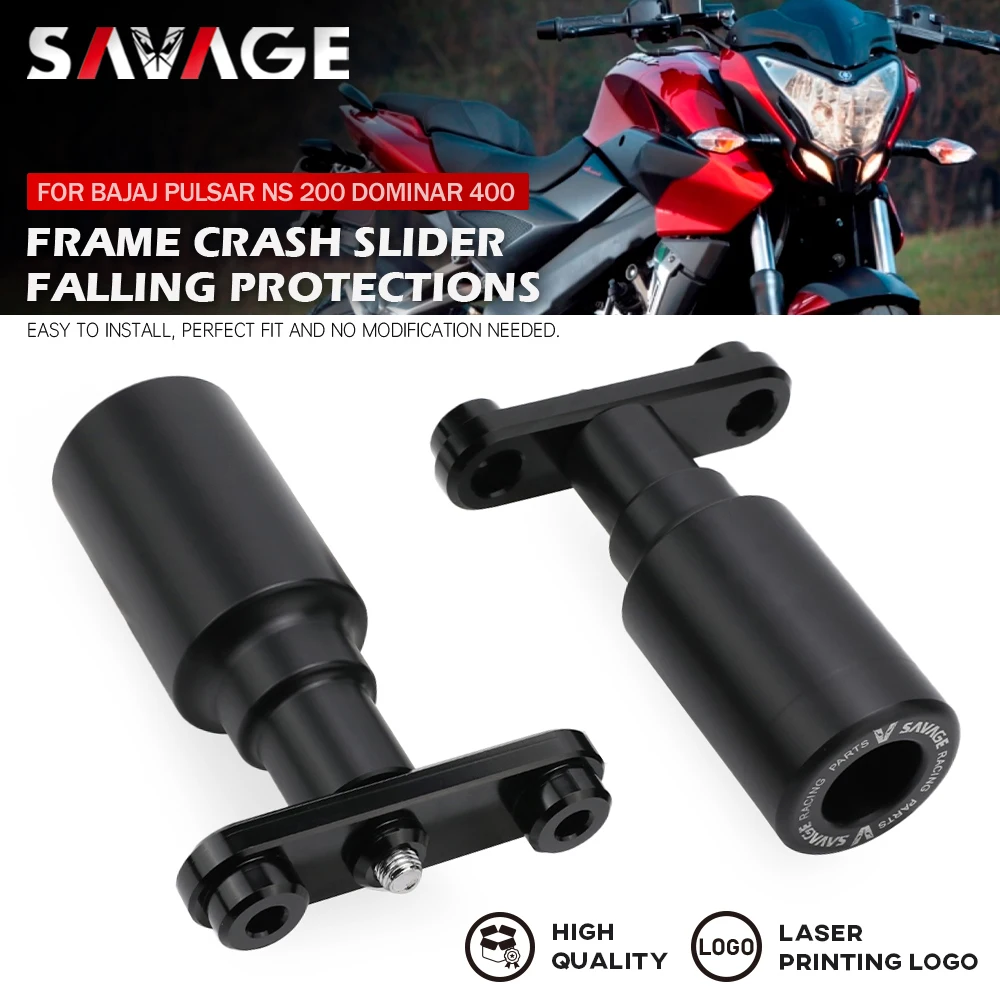 

For Bajaj Pulsar NS 200 160 Dominar 250 400 Frame Slider Crash Protector Motorcycle Engine Crash Protection Fairing Guard NS200