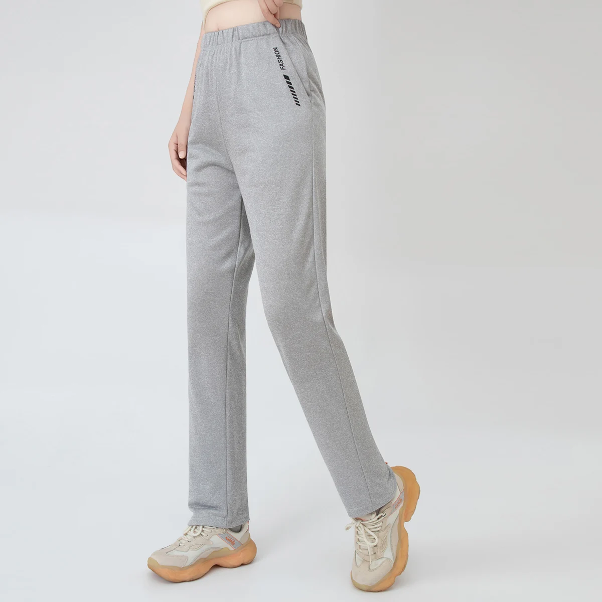 Herbst Neu 7-Farben Lässige Vielseitige Damenhose Bequeme Sportliche Hose mit Taschen Jogginghose für Teenager Gerade Hose – Detail 4