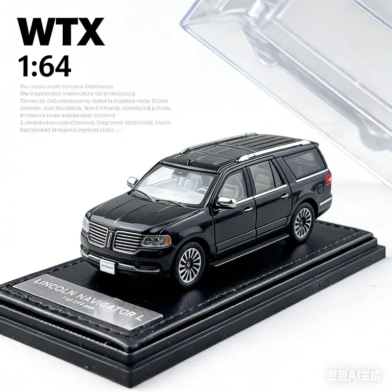 

WTX 1:64 Lincoln Navigator - Cast Alloy Static Car Model - Boys' Holiday Gift Toy - Adult Collectible Decoration Piece.