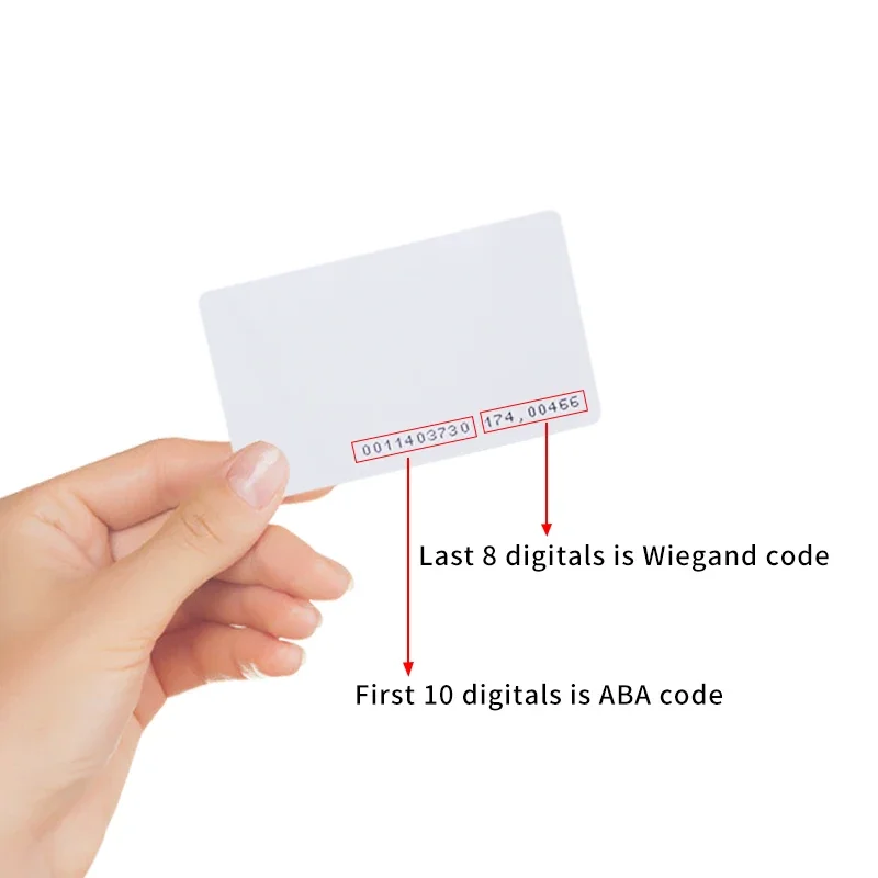 RFID Proximidade ID Cards, Token Tag, Cartão Chave para Sistema de Controle de Acesso e Acessório, 125kHz, 10Pcs, TK4100