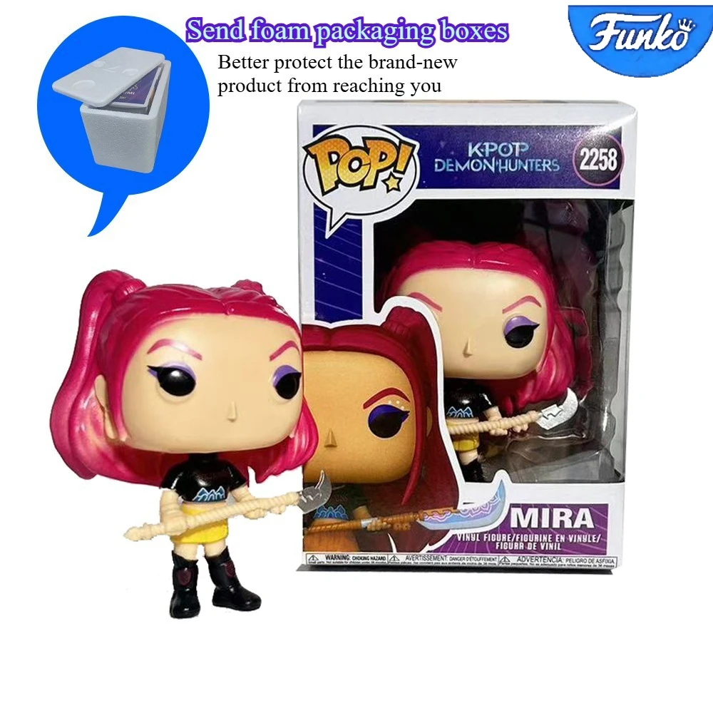 New Anime Demon Hunter K-pop Style Action Figures Rumi Zoey Mira Saja Boys Cosplay Vinyl Toys Fan Gift Ornaments