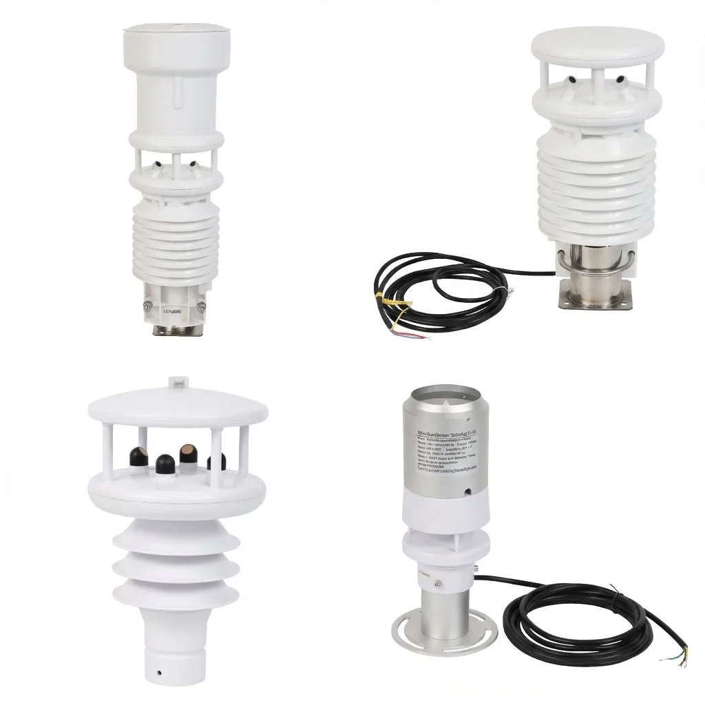 BGT CE SDI12 Compact Wind Speed Direction Temperature Humidity Pressure Rainfall Solar Radiation Automatic Weather Station