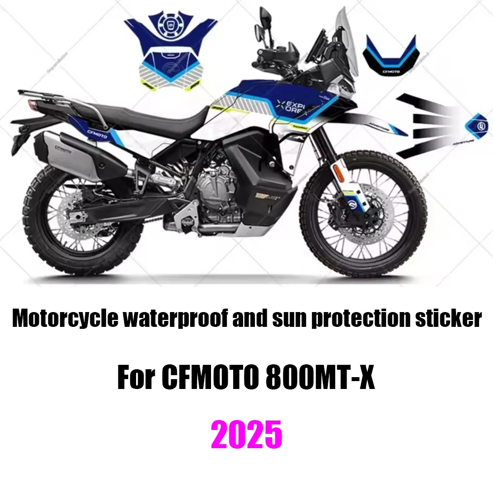 

For CFMOTO 800MT-X 800MT-X Whole car print sticke Motorcycle waterproof and sun protection sticker 800mt-x New motorcycle model