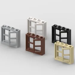 *Window 1x4x3*10pcs DIY enlighten block brick part No.60594+60608 Compatible With Other Assembles Particles