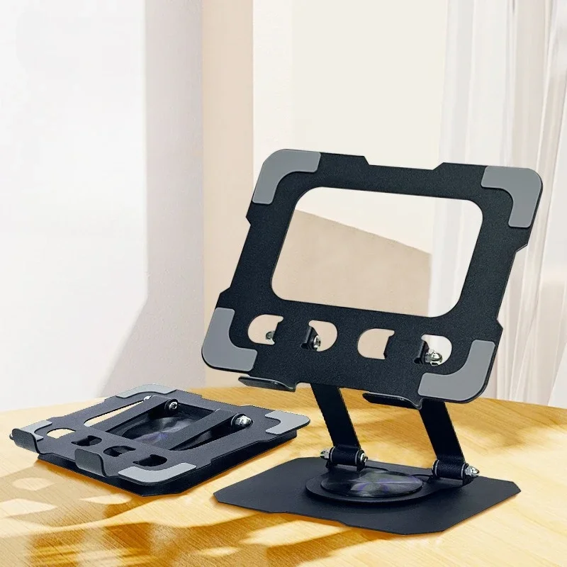 1pcs multi-angle metal tablet bracket-360 rotatable and foldable bracket, laptop tablet, mobile phone, lazy bracket.