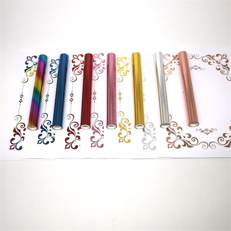 Toner Reactive Foil by Laser Printer and Laminator, 5mx19.3cm/Roll Foil Paper hot stamping foil for Scrapbooking Card Making
