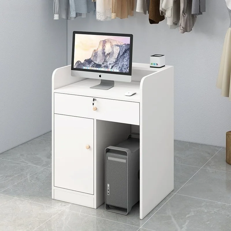 AOLIVIYA Beauty Salon Reception Desk Checkout Counter School Conference Room Lecture Desk Retail Welcome Station