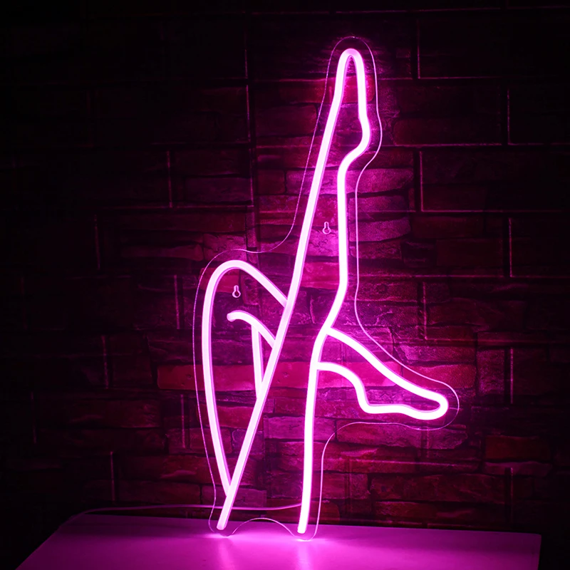 

Super Sexy Beauty Legs Logo Neon Bar Sports Room Ladies Bedroom Club Wedding Party Aesthetics Room Decor Wall Hanging Neon USB