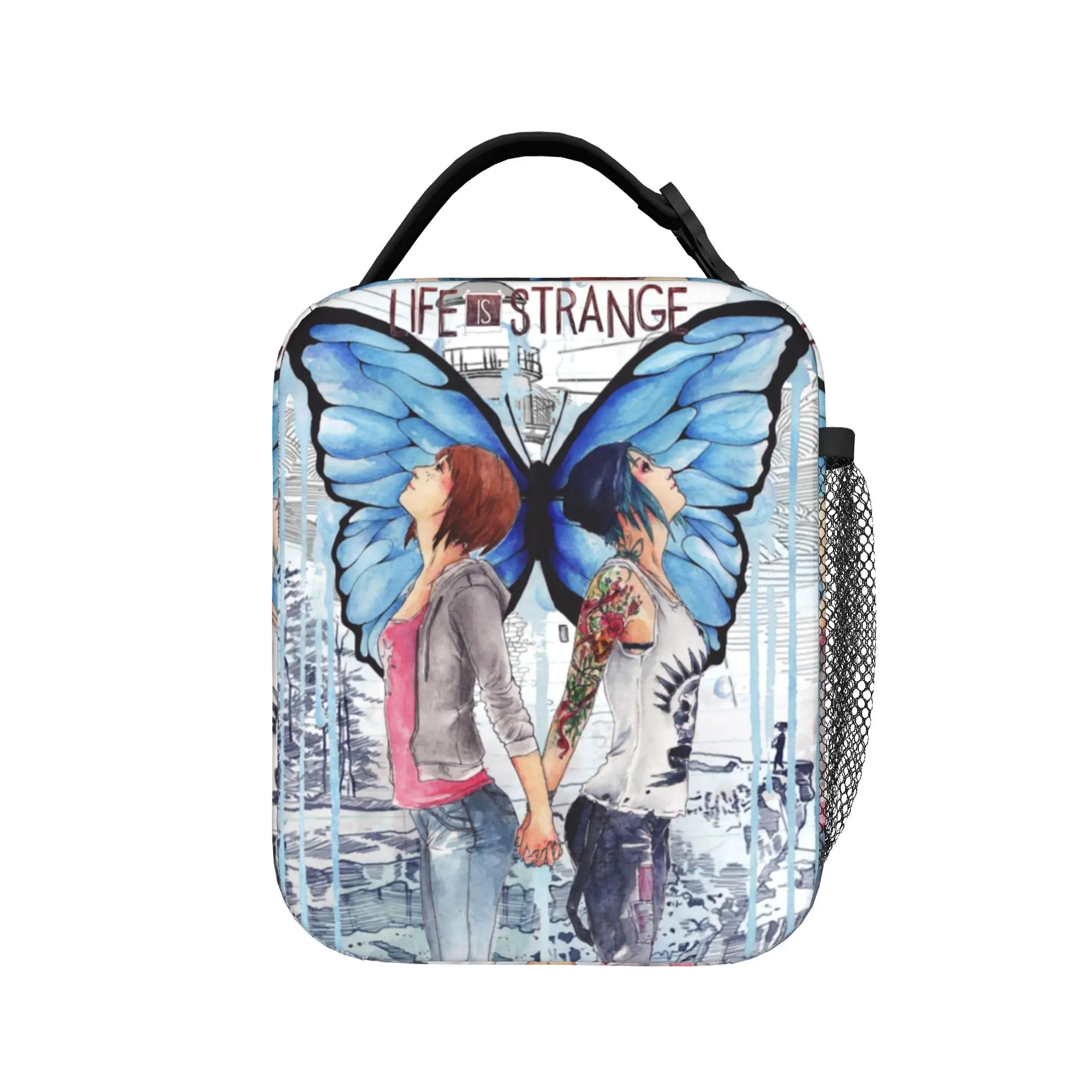 Life Is Strange Max Insulated Lunch Bag Cooler Bag Reusable,Meal Container  Large Tote Lunch Box for Men Women College  Outdoor