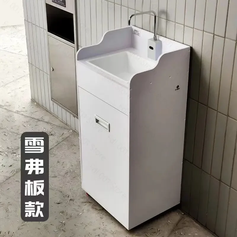 Mobile Induction Outdoor Water Storage Type Installation-free Cosmetic Dental Clinic Contactless Sink