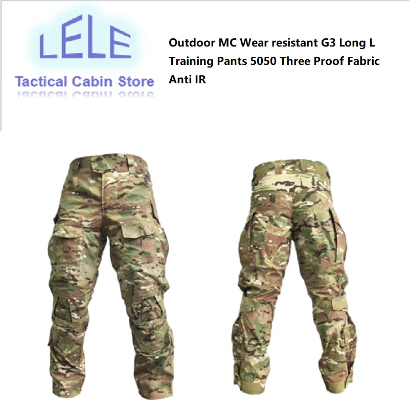 Outdoor MC Wear resistant G3 Long L Training Pants 5050 Three Proof Fabric Anti IR