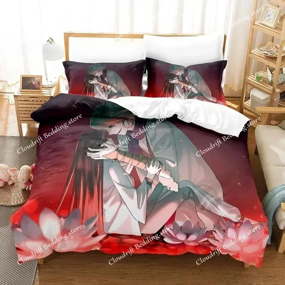 

3D Print Anime Scissor Seve Bedding Set Single Twin Full Queen King Size Adult Kid Bedroom Duvetcover Sets Home Quilt Cover