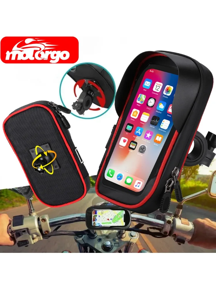 Wasserdicht 360° °   Rotation Fahrrad Motorrad Frontrahmen Telefonhalter Einfache universelle Navigation Smartphone Halterung für alle Telefone