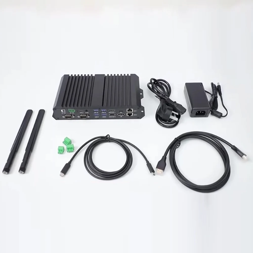 Android 12 16+64GB RK3588 Box 2* Output Industrial 8K Media Player Box for Industrial-control Application