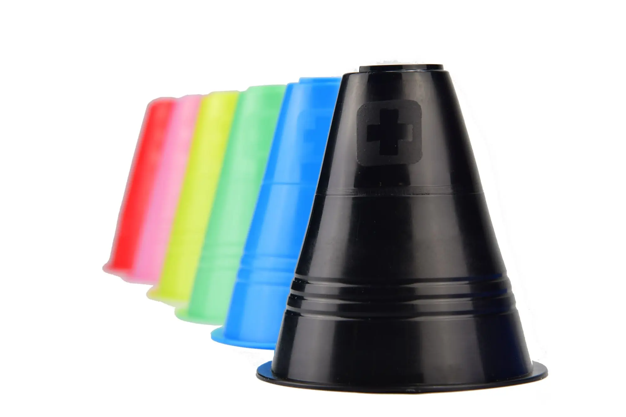 Micro Skate Dual Density Cones - Set of 20, Ideal for Slalom Training and Obstacle Courses,Micro Skate