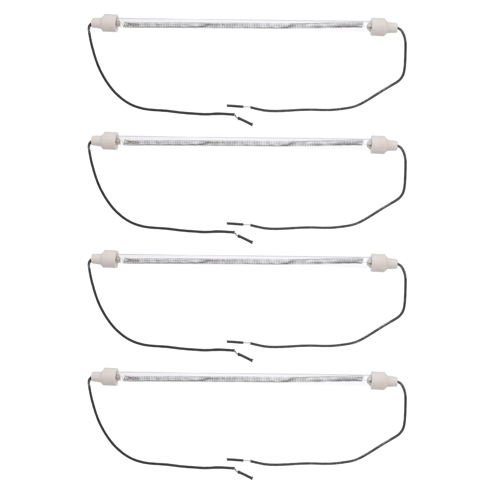 4 قطعة أنبوب مصباح التدفئة لفرن حظيرة الدجاج سخان استبدال أجزاء الحرارة السريعة مادة درجة الحرارة العالية سهلة التركيب