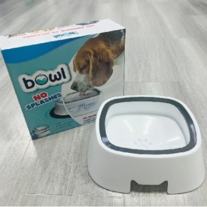 Haustier Wasserschale Haustier Schüssel spritzwasser geschützte schwimmende Schüssel nicht nass Mund Wassersp ender Katze Wassersp ender Hund Trinkschale