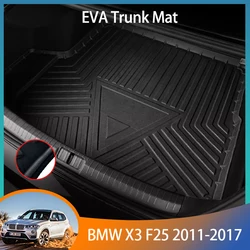 For BMW X3 F25 Accessories 2011 2012 2013 2014 2015 2016 Auto Trunk Mat Floor Tray Liner Cargo Boot Carpe Waterproof Anti-slip