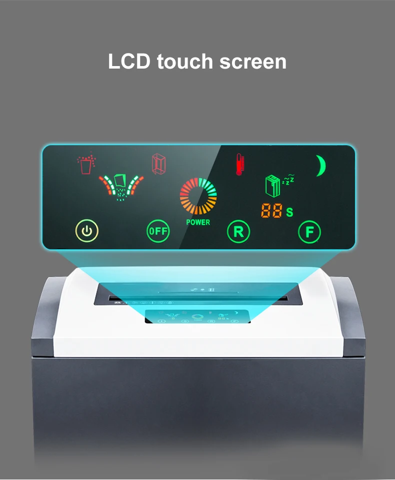 A3 P-5 Industry آلة تقطيع الورق الثقيلة 130 لتر بطاقات الائتمان ذات القطع الصغير CD 25 ورقة مناسبة لتقطيع البنك الحكومي غير التوقف #4