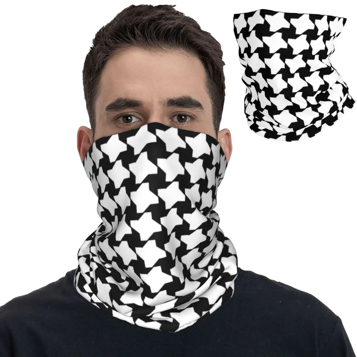 Palestine Palestinian Keffiyeh Gaza Bandana Neck Gaiter Mask Scarf Multifunctional Headband Cycling for Men Women Adult Washable