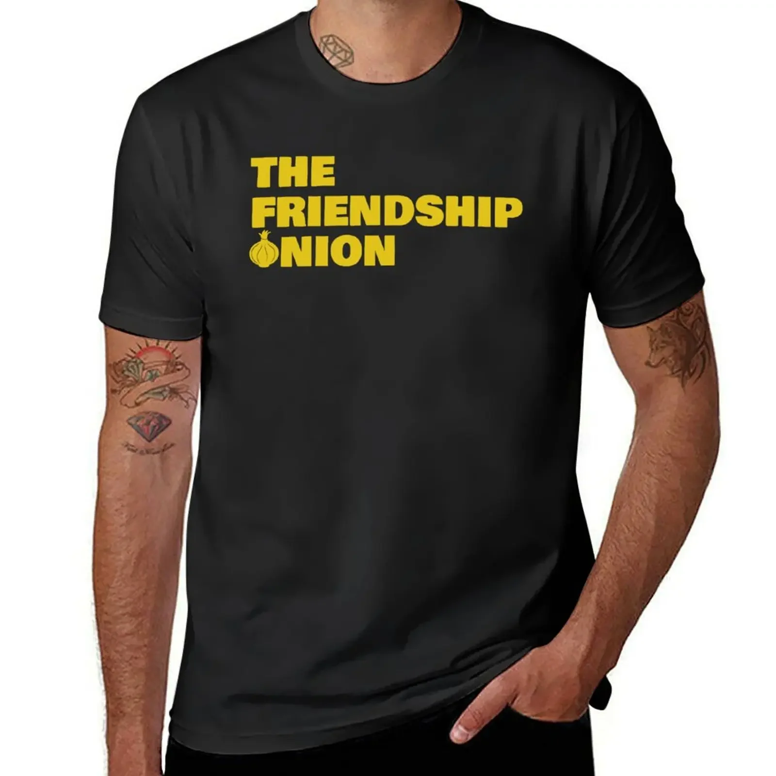 friendship onion T-Shirt anime kawaii clothes customs summer top mens vintage t shirts