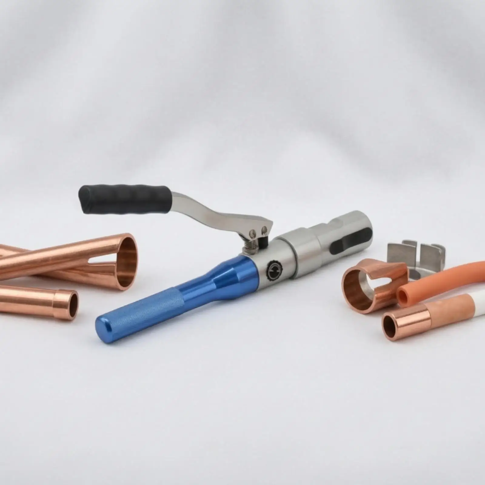 Pipe Press Tool Manual Crimping Machine for Copper and PEX Tube Hydraulic Hand Operated Plier Style with Black Lever