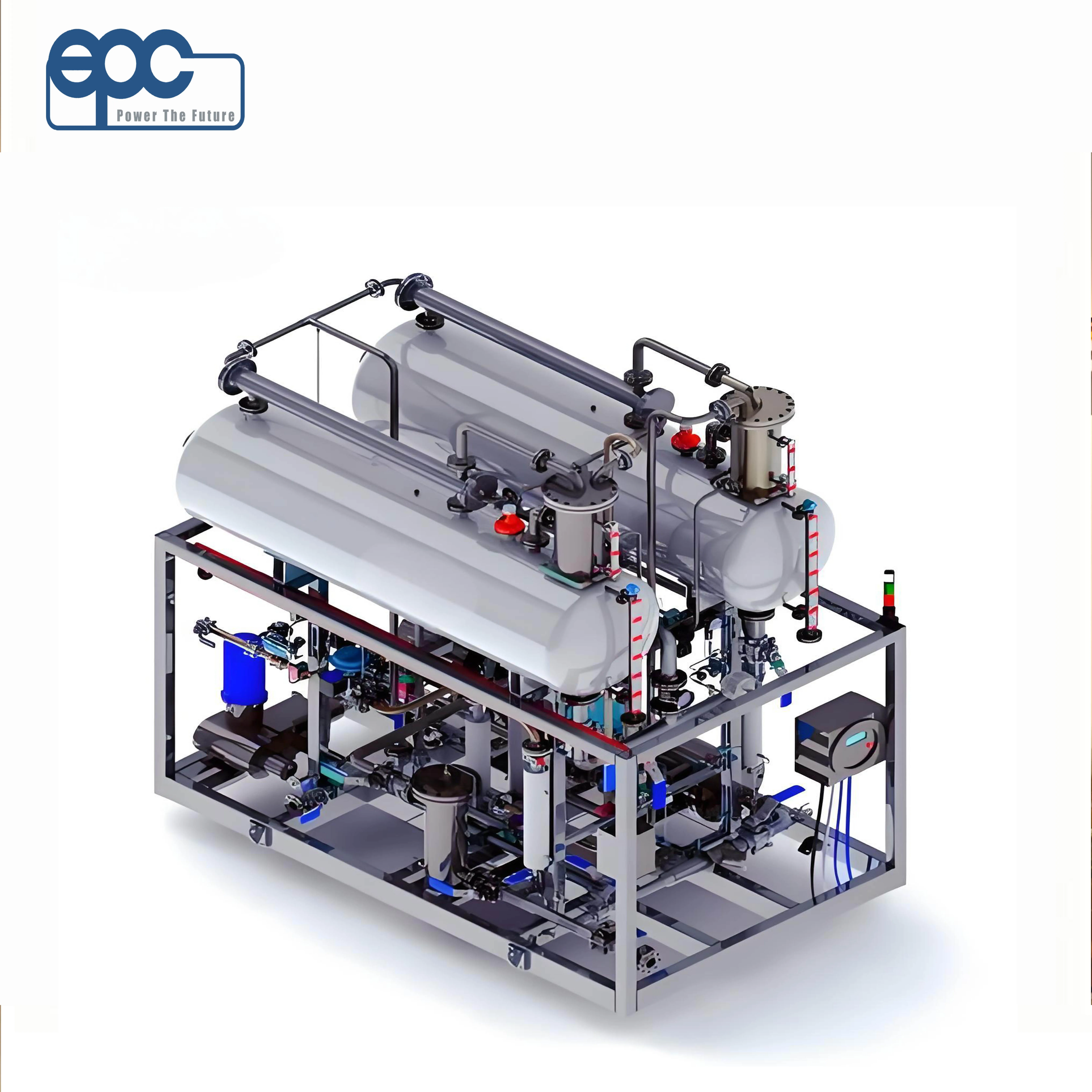Sistema de purificación de gas BOP del tanque generador de hidrógeno de electrólisis PEM para una producción eficiente de hidrógeno