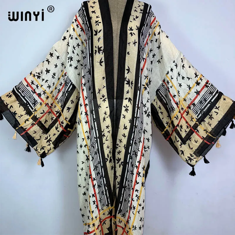 Европейская Popular popolare abito lungo da donna in caftano di piume bohemien Dashiki medio oriente abito da donna musulmana