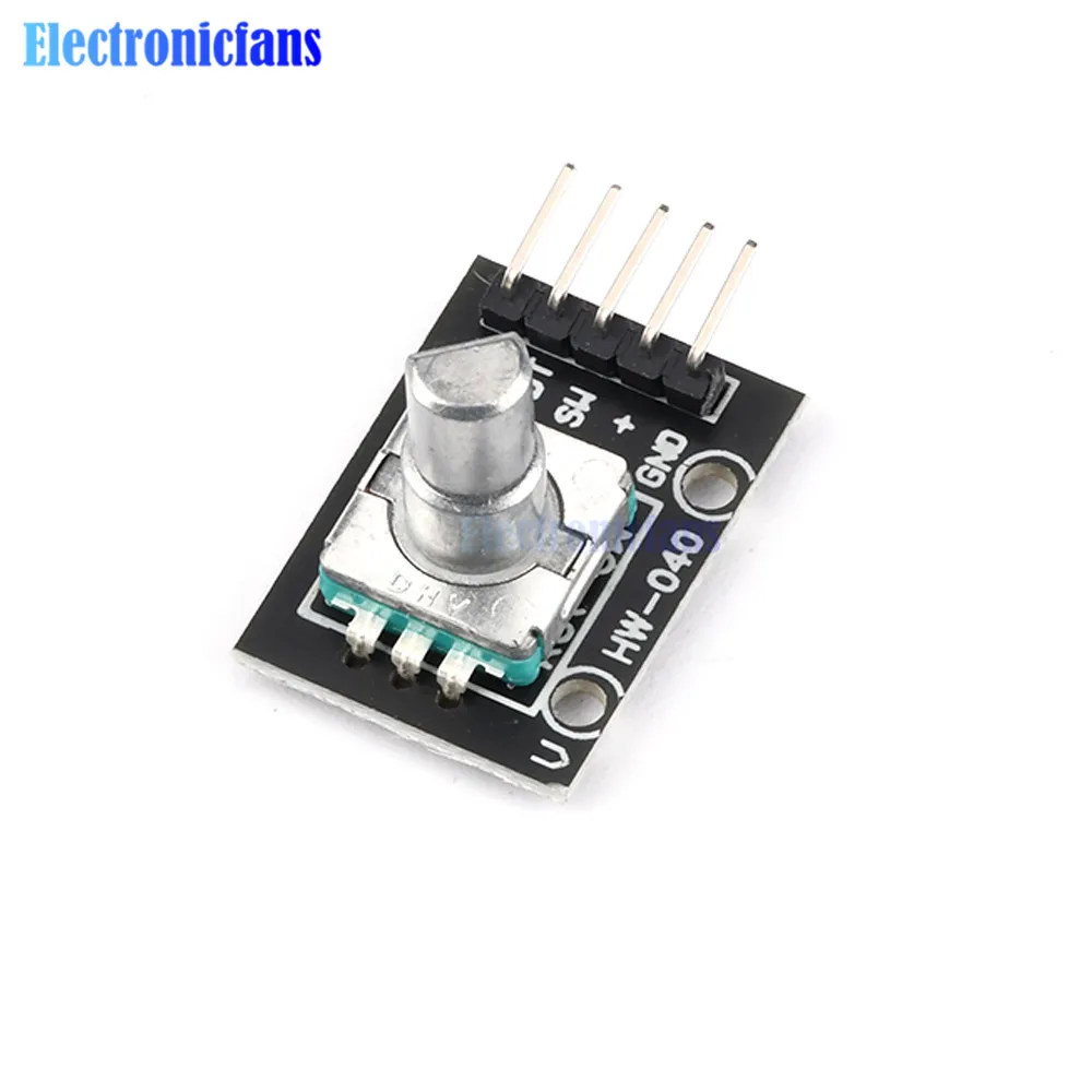 5set HW-040 360 Degrees Rotary Encoder Module Brick Sensor Switch with 15×16.5 mm Potentiometer Rotary Knob Hole Cap For Arduino