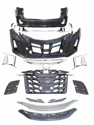 For Toyota Sienna modified surround kit Front Bumper Hood and Rear Bumper Fender Front Lip Grill