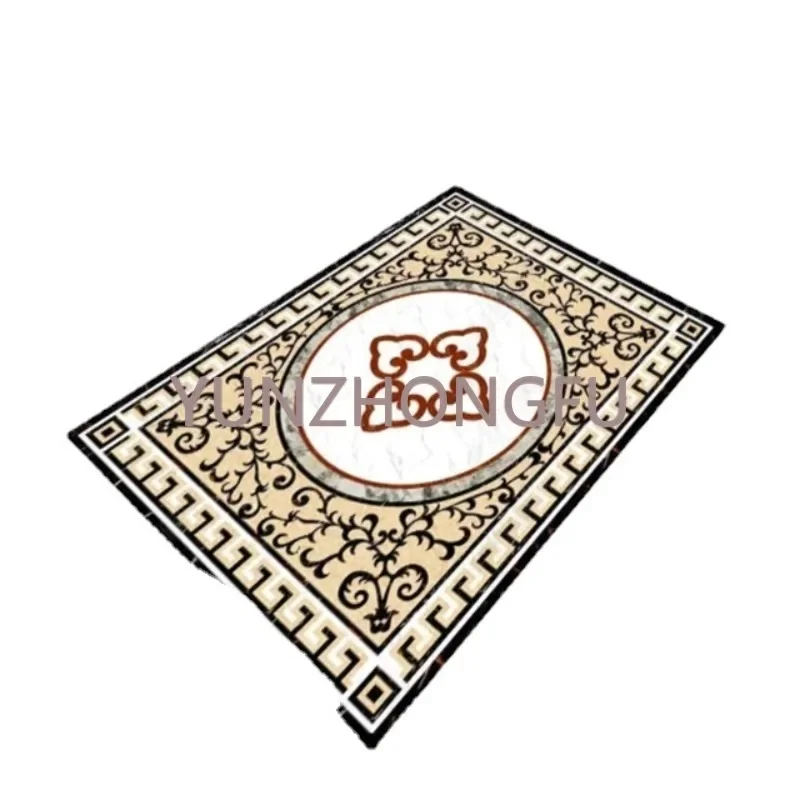 

European pastoral style retro parquet 3d floor stickers for home decoration living room