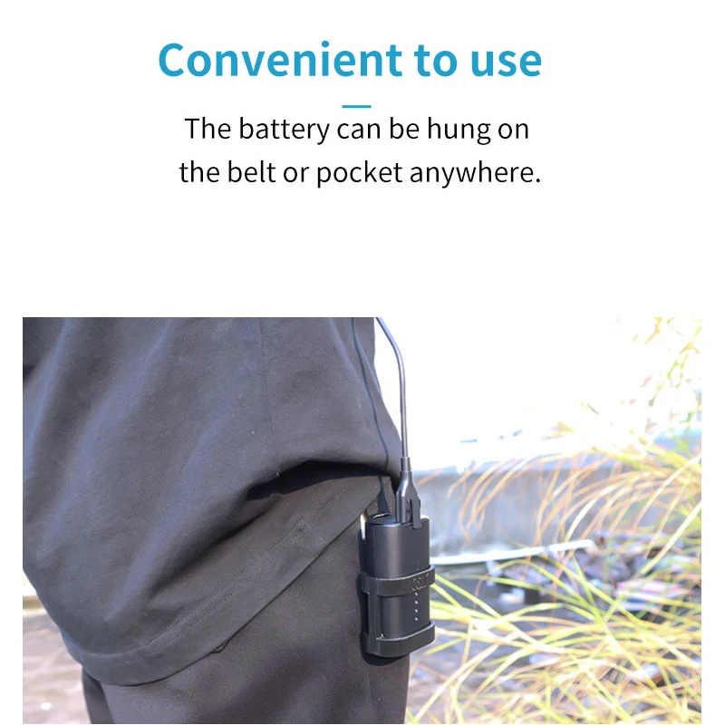 Untuk DJI kacamata 2 kacamata baterai celana sabuk memperbaiki kotak saku tepi saku antiselip gesper pembuangan panas yang baik untuk DJI AVATA