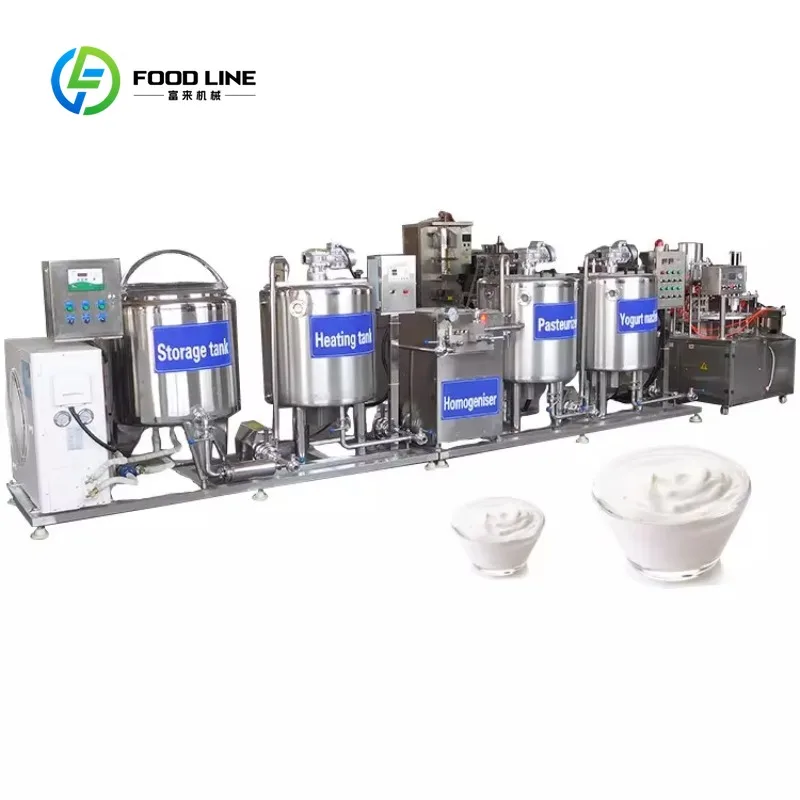 Industrial Yogurt Manufacturing Line Commercial Dairy Production Equipment for Yogurt and Probiotic Drinks