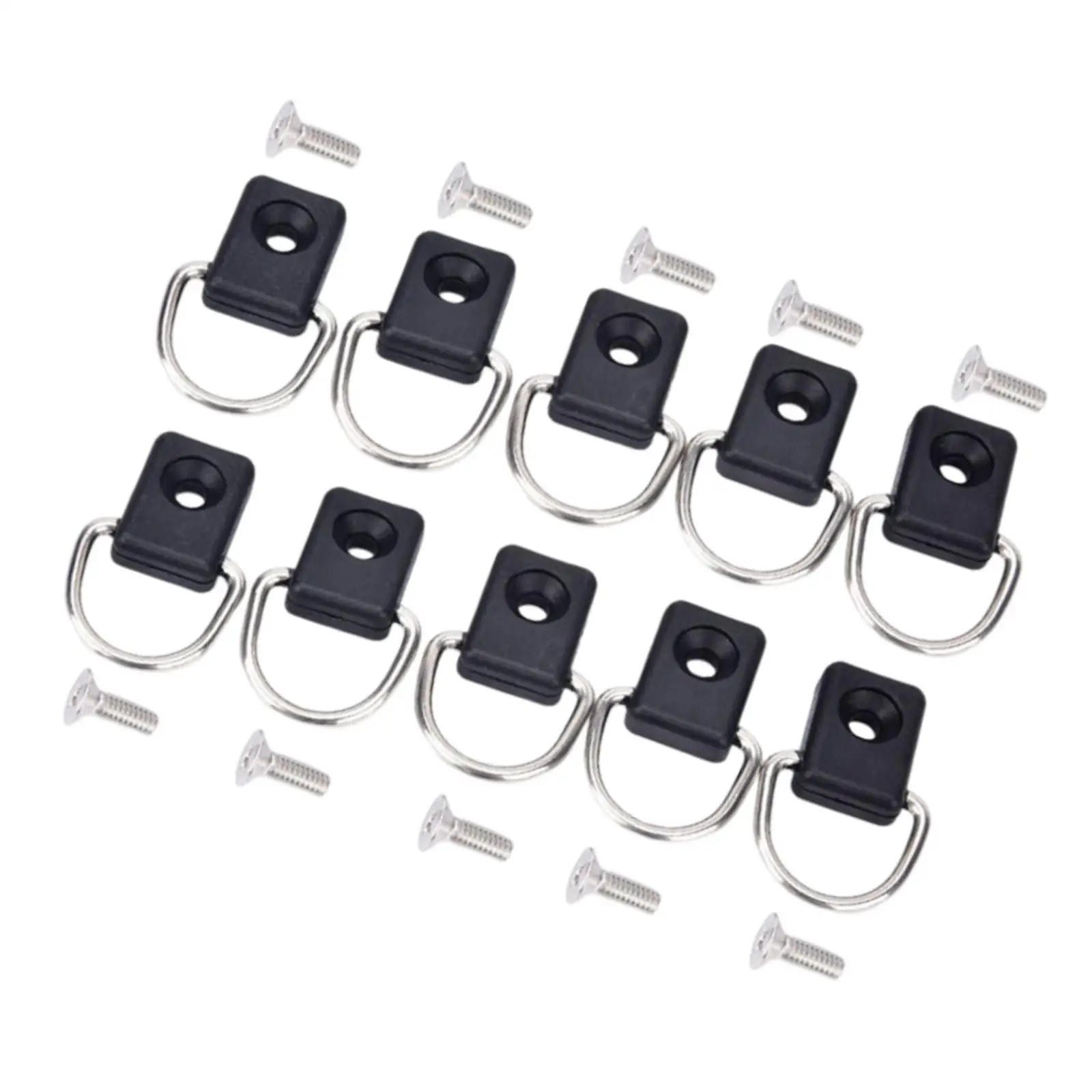 حلقات كاياك D، براغي أجهزة تزوير، أبازيم منخفضة الاحتكاك لملحقات قوارب الكاياك وصيد الأسماك