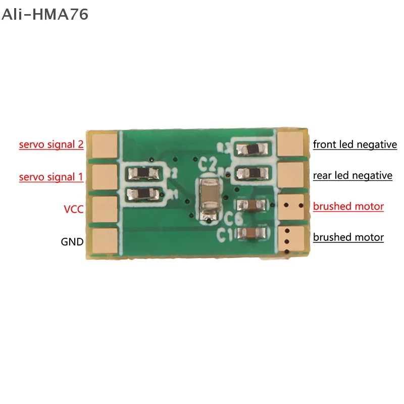 

1S 3A ESC Micro Speed Controller With Light Control For DIY Das87 1/87 1/76 1/64 Micro RC Car Parts
