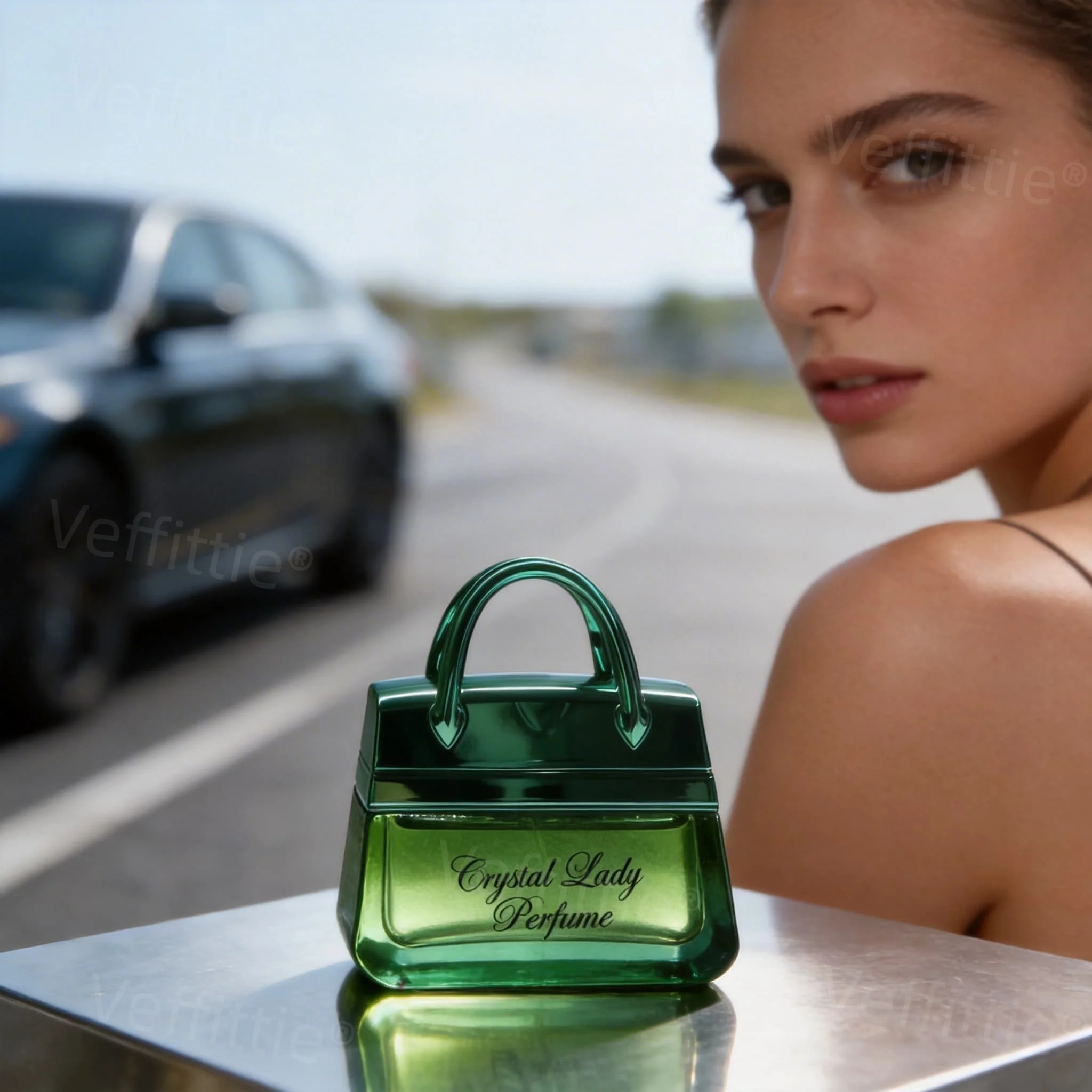 

Urban Business Crisp Citrus-Floral Eau De Parfum, 1.7oz Green Handbag Bottle, Daily Commute Wear, Polished Blood Orange-Lychee