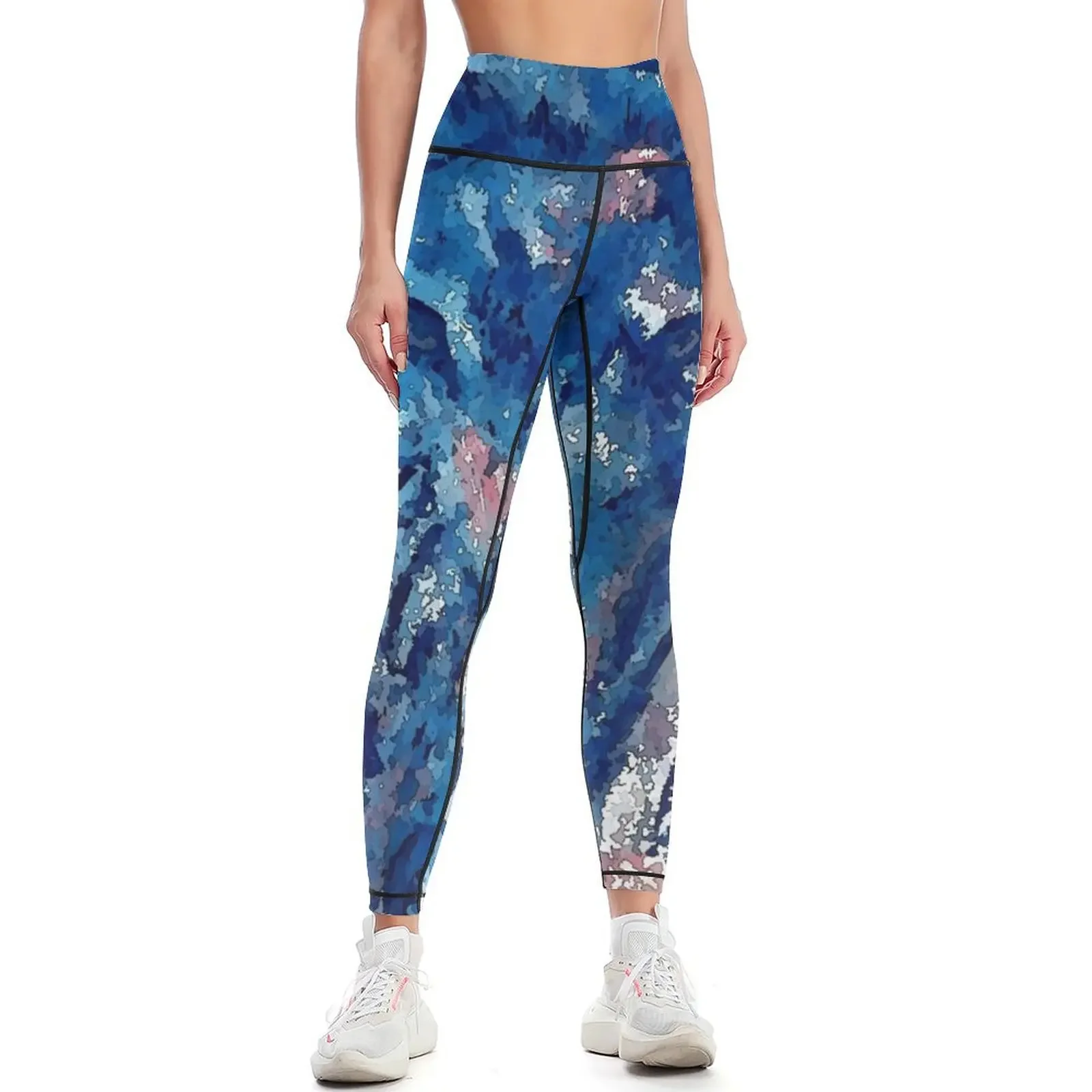 

Blue Wolf Leggings push up tights for for physical Legging sexy woman Women's sportswear Womens Leggings