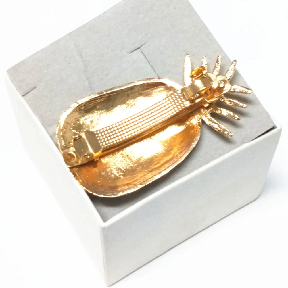 

2 Pcs Pineapple Hair Clip Headdress Accessories Women Decoration Clips Alloy Barrettes Bride