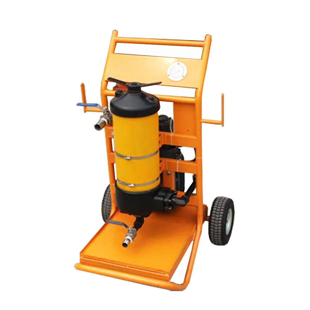 1800L/H Oil Purifier Portable Filter Oil and Lubricating Oil Removal Motor, Pump 100 Micron 30L /min