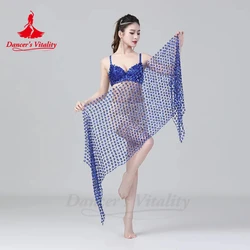 Belly dance veil for women belly dancing clothing hip scarf women Oriental Dance chian belt accessories