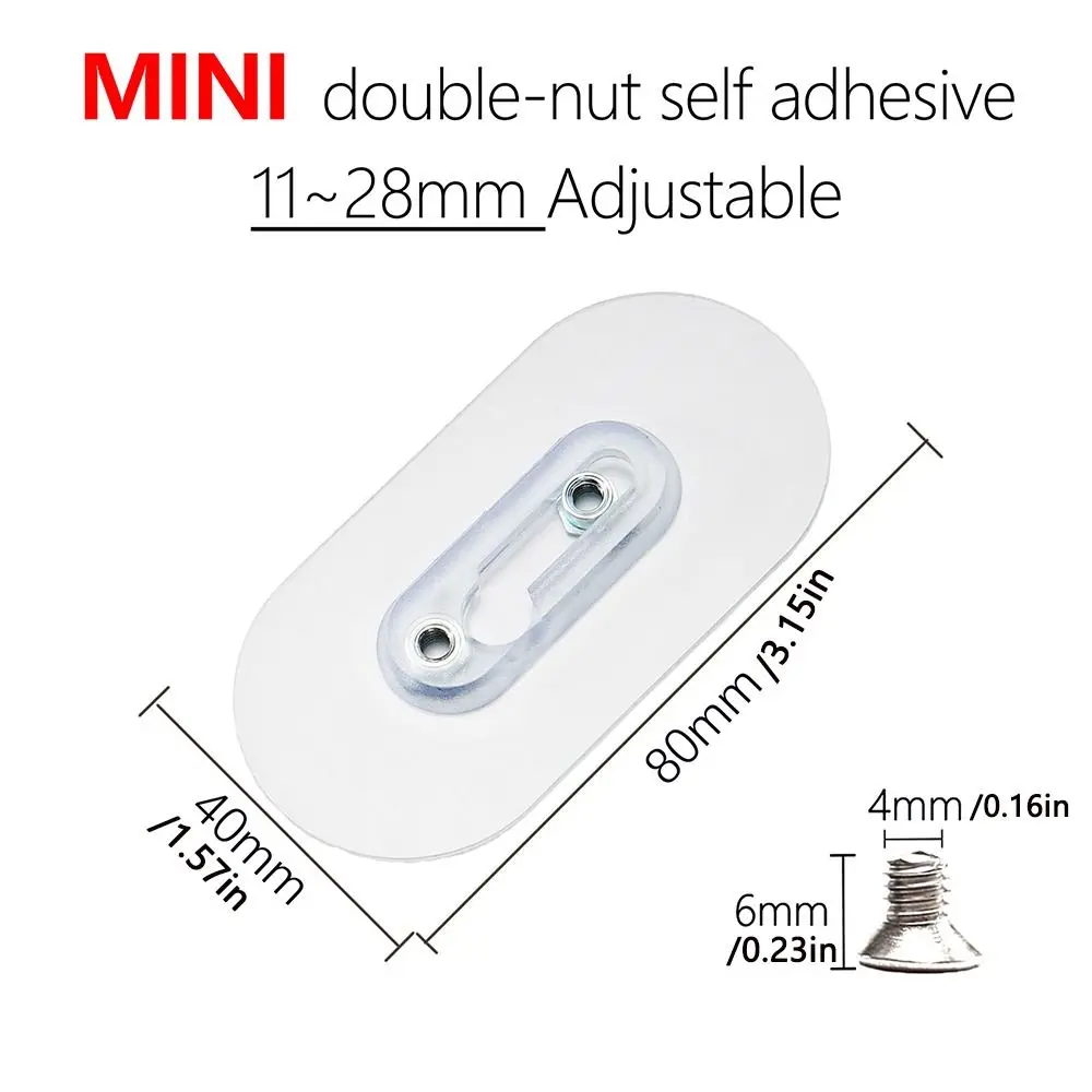 Kitchen Wall Picture Hanger Strong Adhesive Poster Wall Screw Sticker Wall  Hook Screw Stickers Adhesive Nails Wall Hanger