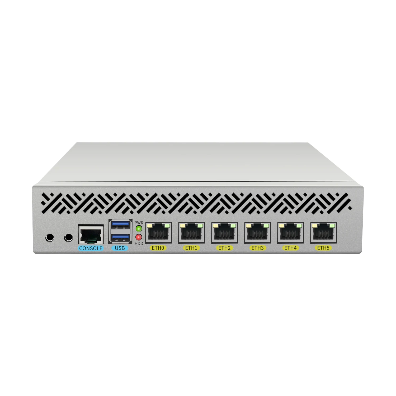 جهاز شبكة سطح المكتب مع مع معالجات Intel 11th Gen 6x 2.5GbE منافذ بناء جدار الحماية خادم المنزل SD-WAN OTS-1449NP-6L