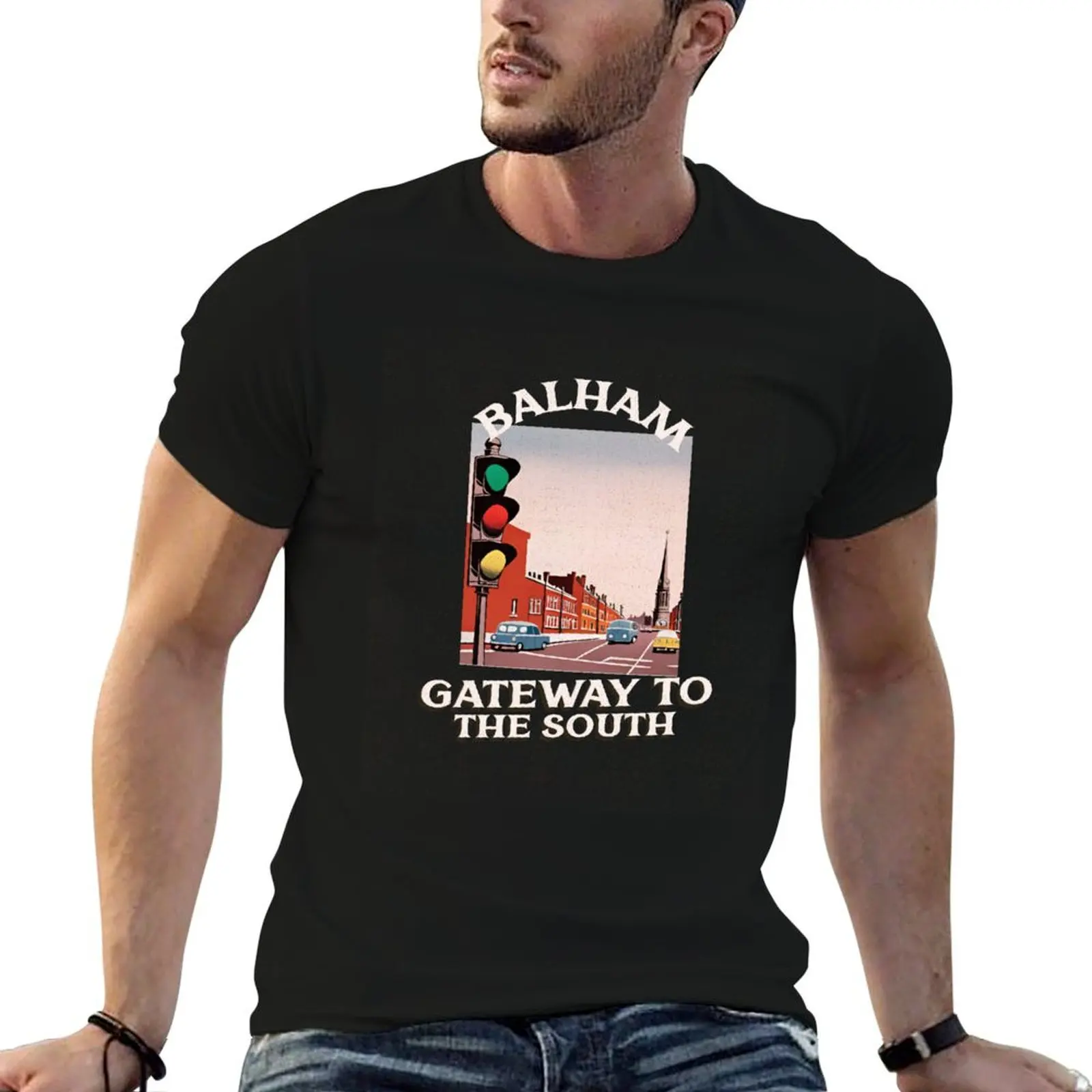 

Balham, gateway to the south T-Shirt graphics plus size tops quick drying mens t shirt graphic